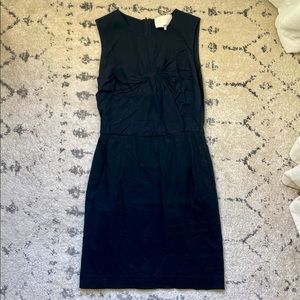 3.1 Phillip Lim Black Cotton & Linen Dress Size 2